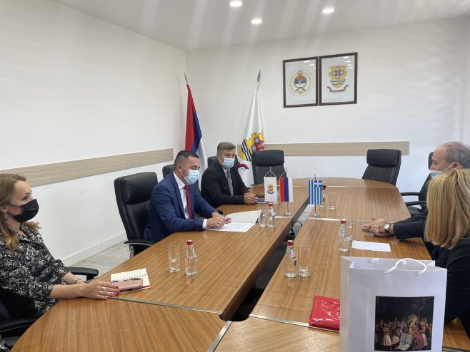 Амбасадор Грчке у Добоју - Фото: РТРС