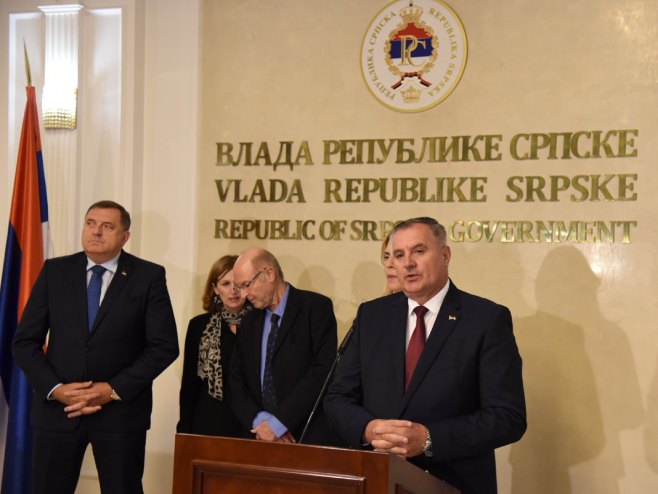 Конференција за медије након посебне сједнице Владе Републике Српске Конференција за медије након посебне сједнице Владе Републике Српске - Фото: Тwitter