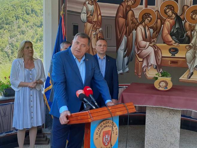 Сребреница - Милорад Додик Сребреница - Милорад Додик - Фото: СРНА