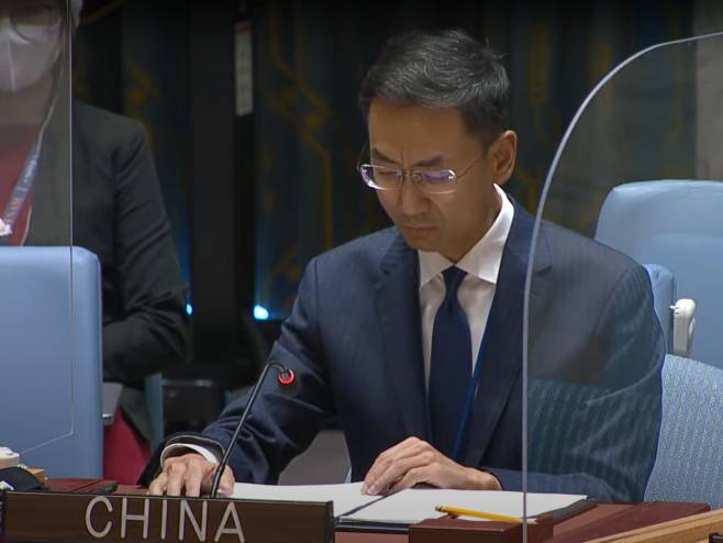 Кинески амбасадор у УН Генг Шуанг - Фото: Screenshot