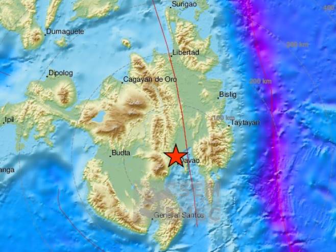 Земљотрес на Филипинима (Фото: EMSC) - 