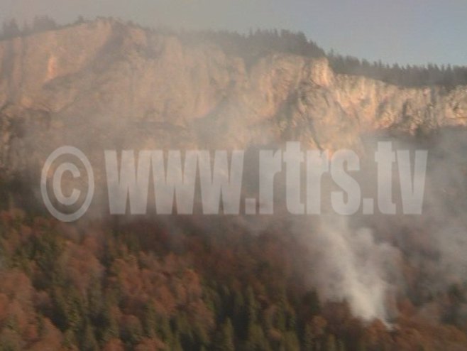 Пожар код Вишеграда - Фото: РТРС