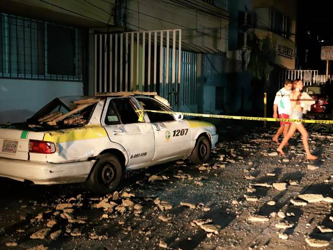 Снажан земљотрес код Акапулка Снажан земљотрес код Акапулка - Фото: AP