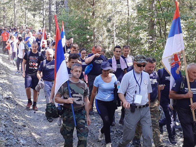 Марш "Стазом егзодуса" Марш "Стазом егзодуса" - Фото: РТРС