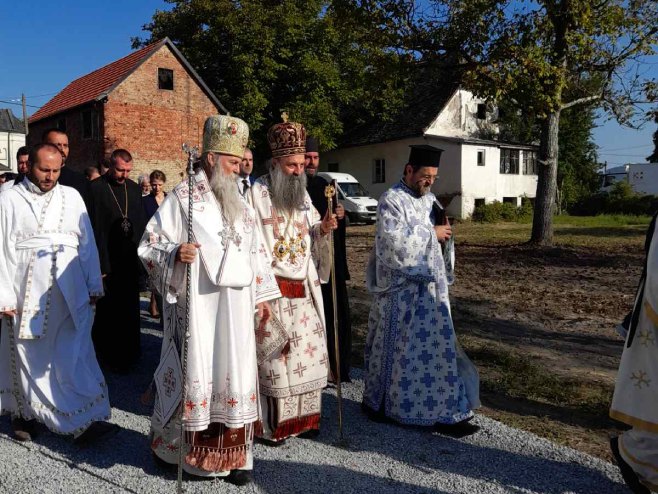 Patrijarh posjetio Jasenovac - Foto: RTRS Patrijarh posjetio Jasenovac - Foto: RTRS