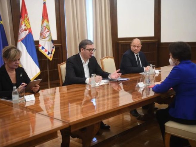 Vučić sa Čen Bo (foto:Instagrambuducnostsrbije) - Vučić sa Čen Bo (foto:Instagrambuducnostsrbije) -
