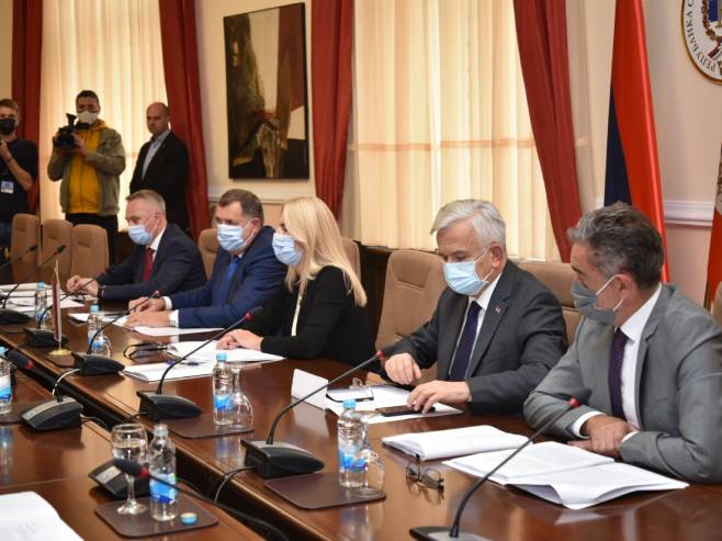 Sastanak u Palati Republike (Foto: RTRS) Sastanak u Palati Republike (Foto: RTRS)