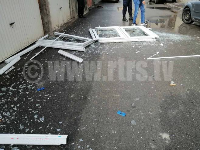 Eksplozija u Foči (foto: RTRS)