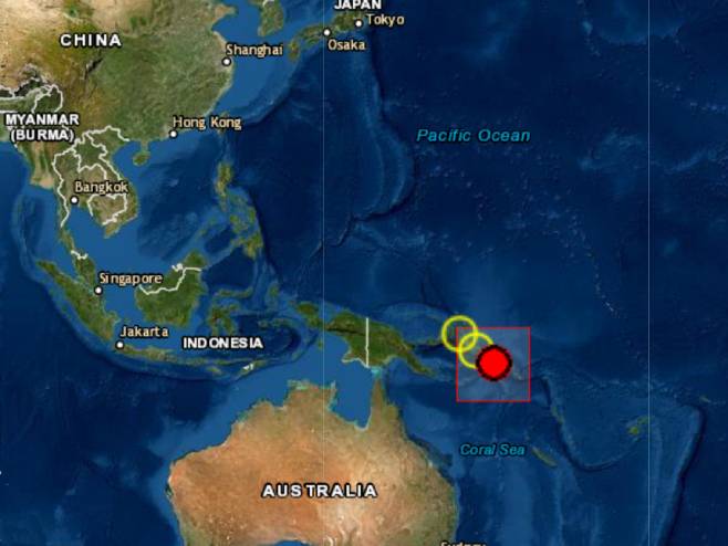 Земљотрес код Соломонских острва (Фото: EMSC) - 