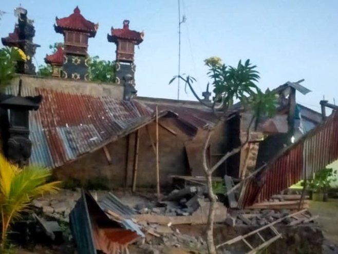 Посљедице земљотреса на Балију - Фото: AFP