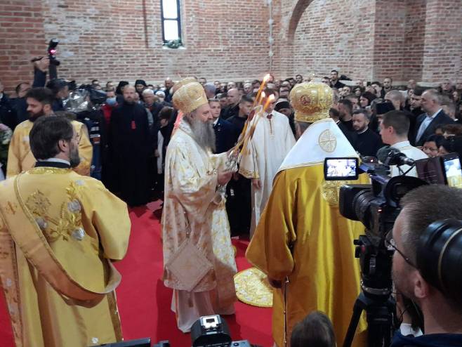 Патријарх Порфирије у Приједору Патријарх Порфирије у Приједору - Фото: РТРС