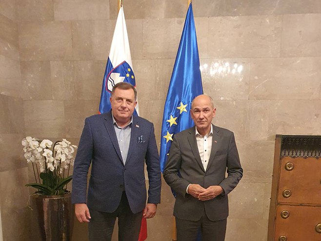 Dodik-Janša - Foto: SRNA Dodik-Janša - Foto: SRNA