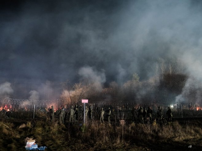 Пољско-бјелоруска граница (фото: twitter.com/terytorialsi) Пољско-бјелоруска граница (фото: twitter.com/terytorialsi) -