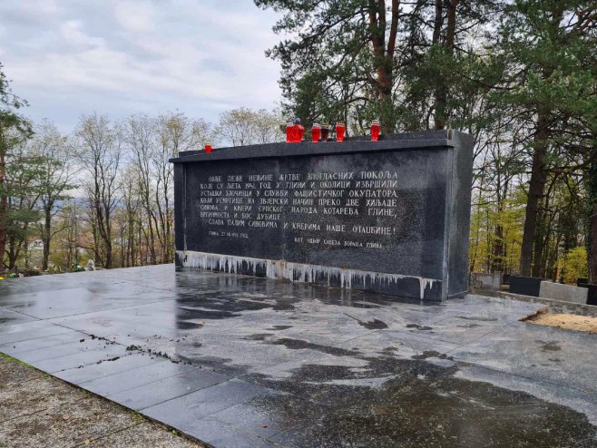 Обнова спомен-костурнице у Глини Обнова спомен-костурнице у Глини - Фото: РТРС