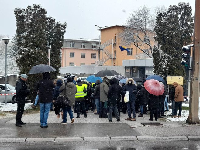 Сарајево - протест - Фото: РТРС