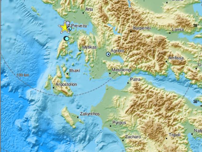 Земљотрес у Грчкој (Фото: EMSC Twitter) - 