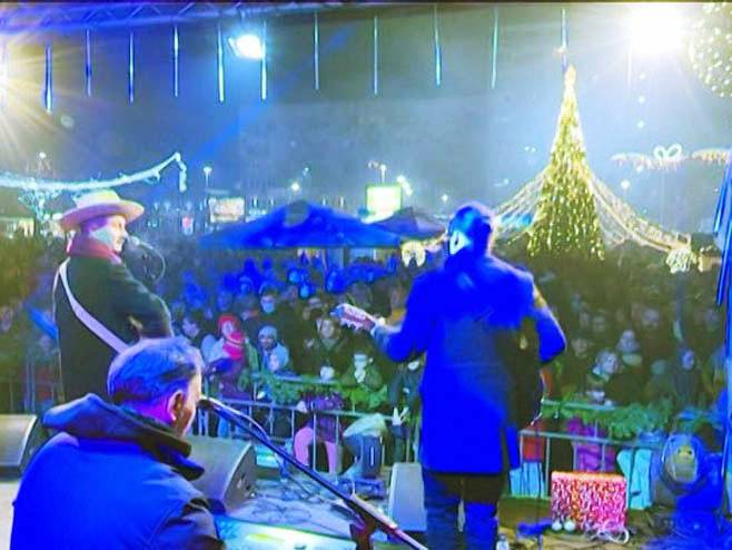 Дочек Нове године у Бијељини (Фото: РТРС)