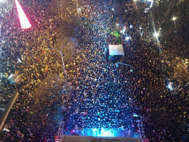 Новогодишња ноћ у Бањалуци - Фото: РТРС