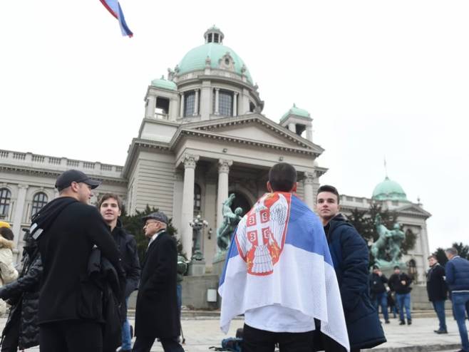 Скуп подршке Новаку Ђоковићу (Фото: Sputnik / Петар Тадић)