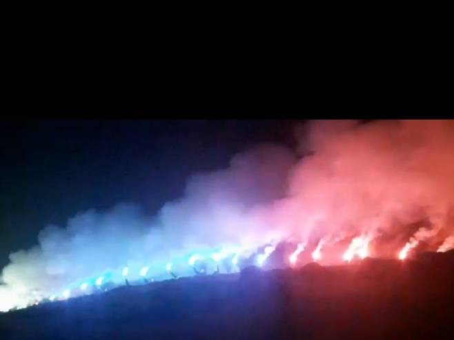 Навијачи Црвене звезде обиљежили 30. рођендан Српске у Чајничу - Фото: РТРС