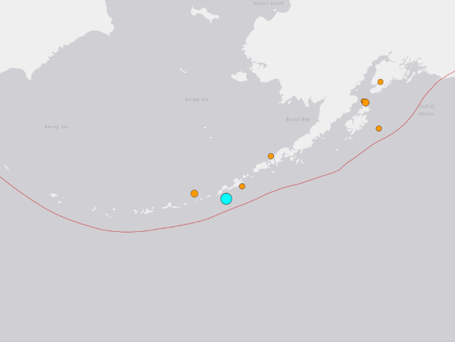 Земљотрес на Аљасци (фото: earthquake.usgs.gov) - 