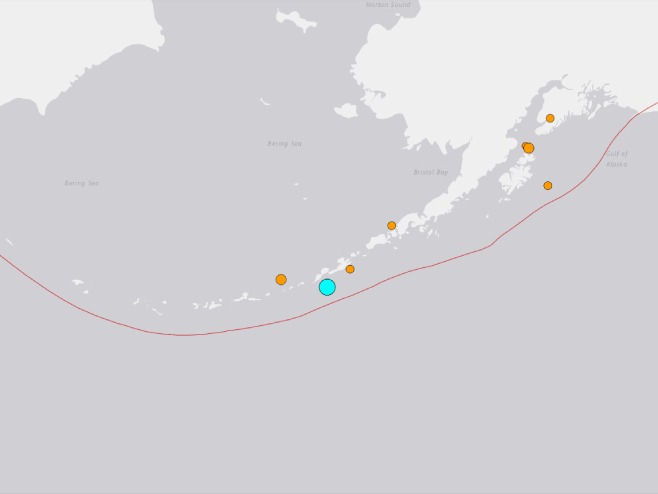 Земљотрес на Аљасци (фото: earthquake.usgs.gov) Земљотрес на Аљасци (фото: earthquake.usgs.gov) -