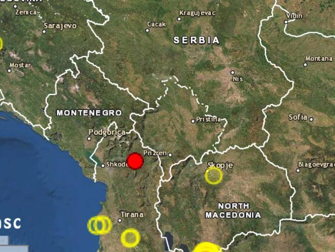 Земљотрес у Албанији Земљотрес у Албанији - Фото: Screenshot