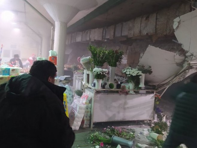 Београд: Срушио се зид пијаце Београд: Срушио се зид пијаце - Фото: Novosti.rs