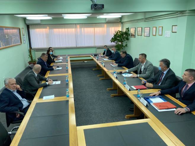 Sastanak Dodik i Adžić (Foto: RTRS)
