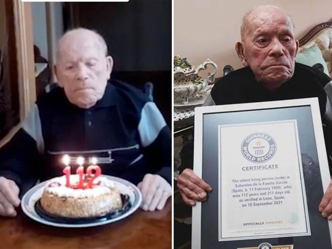Сатурнино де ла Фуента Гарсије (фото:Guinness World Records) Сатурнино де ла Фуента Гарсије (фото:Guinness World Records) -
