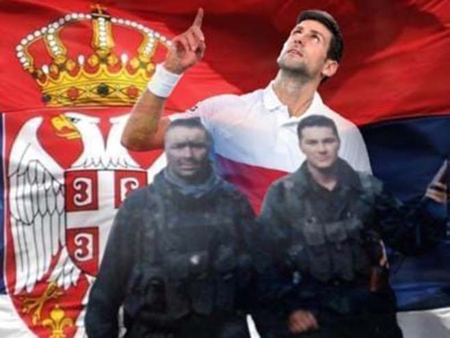 Хероји са Кошара-подршка Ђоковићу - Фото: Novosti.rs