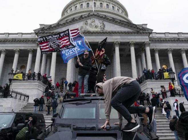 Нереди на Капитол Хилу - Фото: AFP