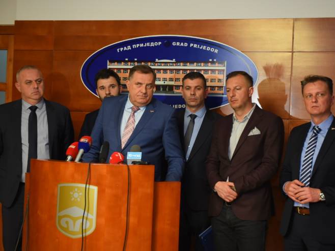 Приједор: Додик и Јавор Приједор: Додик и Јавор - Фото: СРНА