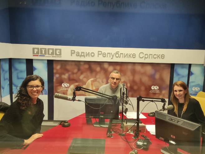 Јелена Медић на Радију Српске Јелена Медић на Радију Српске - Фото: РТРС
