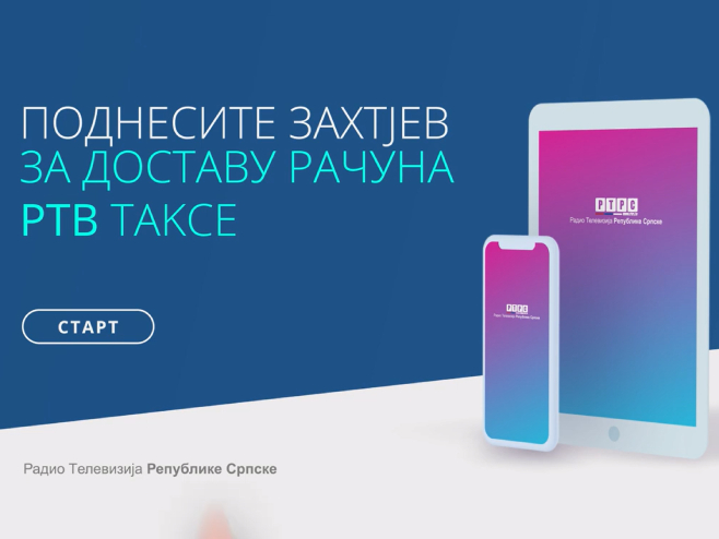 Поднесите захтјев за доставу РТВ таксе Поднесите захтјев за доставу РТВ таксе - Фото: РТРС