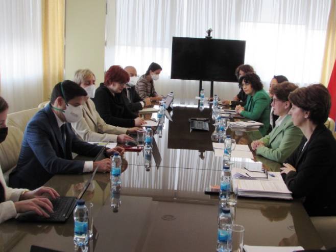 Састанак Видовић и Мисија ММФ  (Фото:Влада Српске) - Фото: РТРС