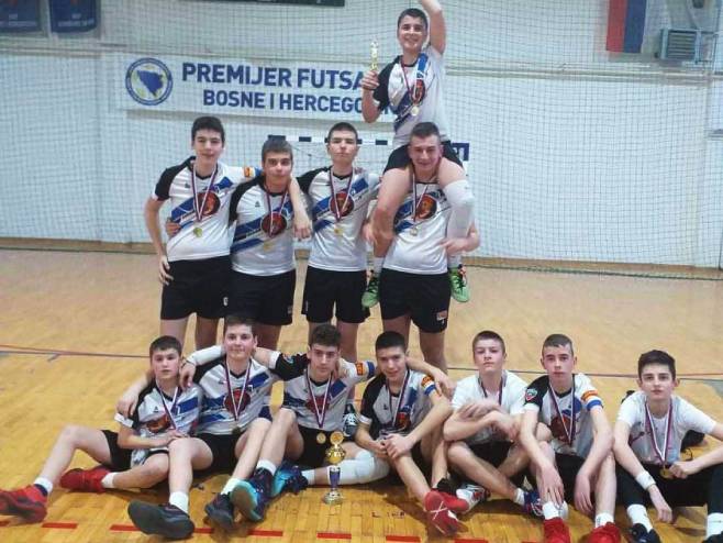 Млади кошаркаши ОШ "Вик Караџић" из Вишеграда - Фото: СРНА