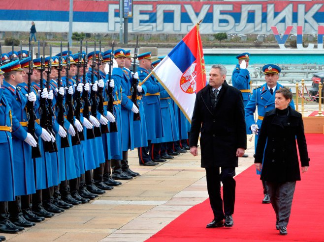 Аустријски канцелар Карл Нехамер у Београду (Фото: TANJUG/ RADE PRELIC) - 