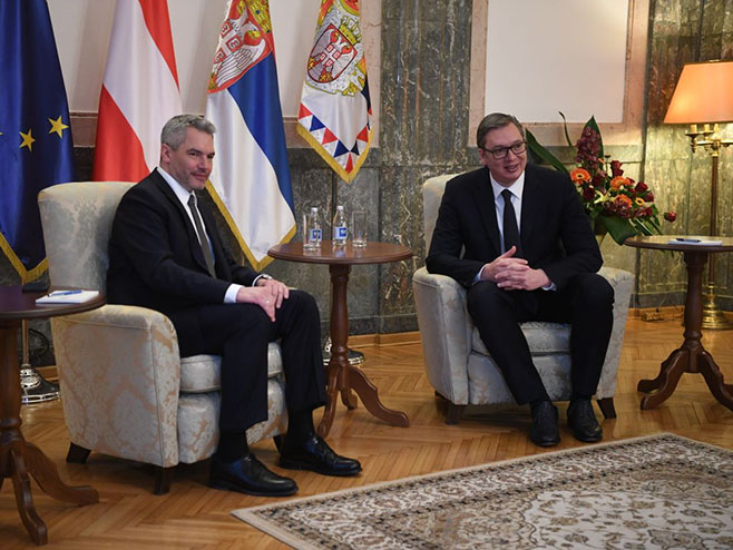 Вучић-Нехамер (Фото: Председништво Србије/Димитрије Голл) - 