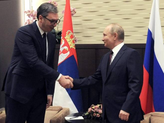Aleksandar Vučić i Vladimir Putin (Foto: EPA-EFE/MIKHAIL KLIMENTYEV / KREMLIN POOL, ilustracija) - 