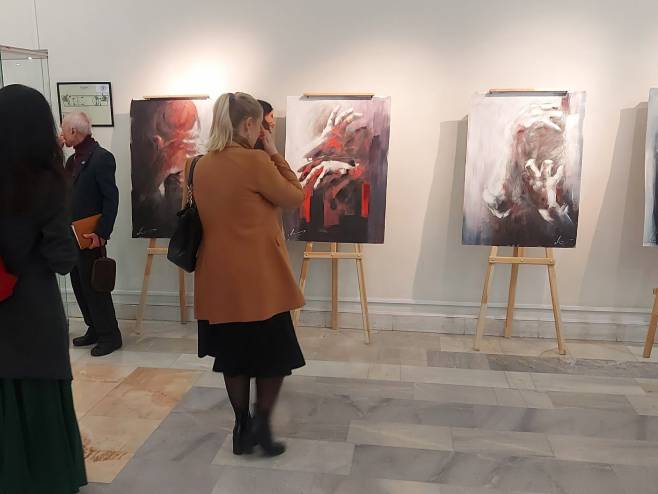 Изложба Борка Мочевића - Фото: СРНА