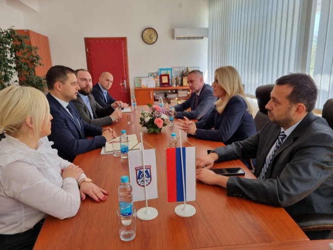 Цвијановић у Челинцу - Фото: РТРС