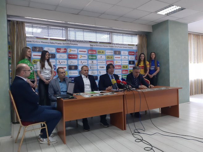 Конференција за новинаре, бициклистичкa тркa "Београд-Бањалука" - Фото: СРНА