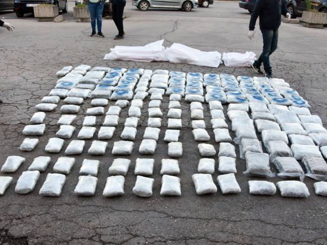 Београд - заплијењена дрога Београд - заплијењена дрога - Фото: СРНА