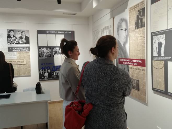 Брчко - отворена изложба "Иво Андрић" - Фото: СРНА