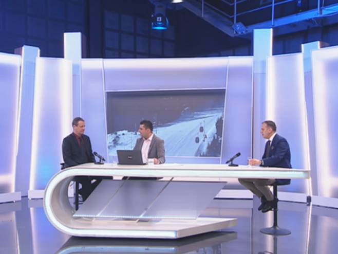 Гости Јутарњег програма Горан Рачић и Здравко Зечевић - Фото: РТРС