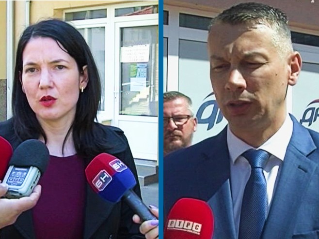 Јелена Тривић и Ненад Нешић - Фото: РТРС