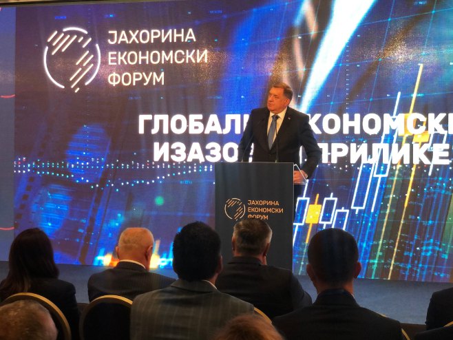 Milorad Dodik na Jahorina ekonomskom forumu - Foto: RTRS