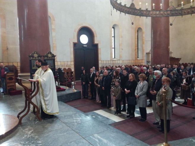 U Beogradu pomen ubijenim Srbima iz Zapadne Slavonije - Foto: RTRS
