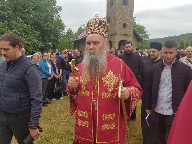 Епископ зворничко-тузлански Фотије освештао конак Манастира у Рожњу - Фото: СРНА